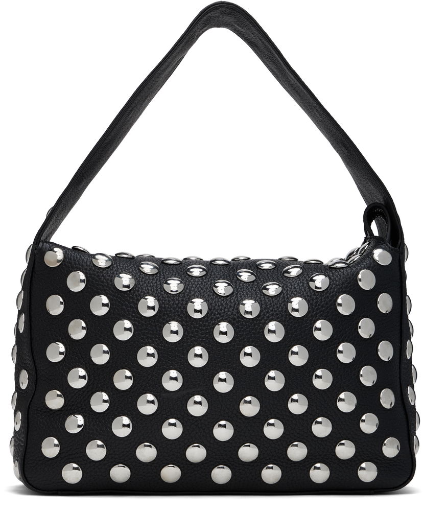 Сумочка Khaite KHAITE Elena Studded Shoulder Bag чорний | H2025-798
