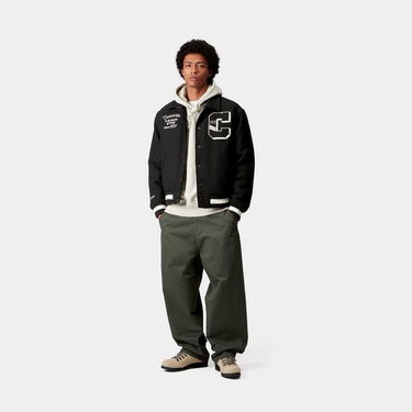 Куртка бомбер Carhartt WIP WIP World Class Varsity Jacket чорний | I035432_6, 4