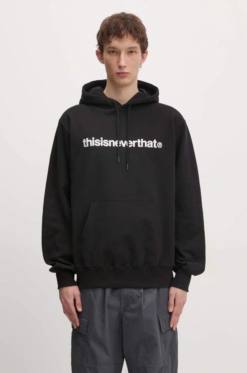 Світшоти thisisneverthat thisisneverthat T-Logo Hoodie чорний | TN243TSWHO01