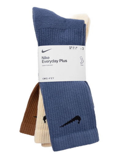 Шкарпетки Nike Everyday Plus Cushioned Training Crew Socks (3 Pairs) Різнокольоровий | 196153840775