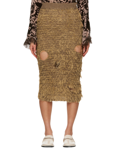 Спідниця Acne Studios Cutout Skirt бежевий | AF0405-