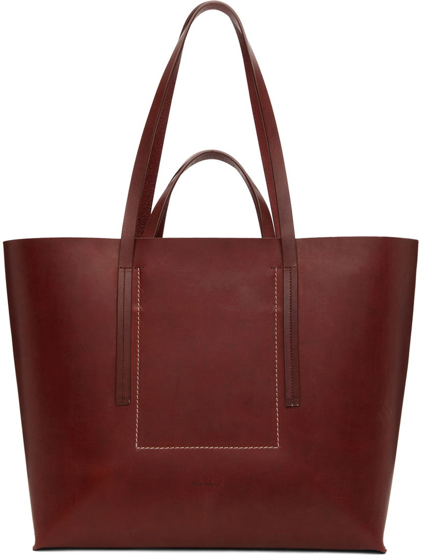 сумка-тоут Rick Owens Rick Owens Shopper Tote Бордовий | RA01D0462 LGE