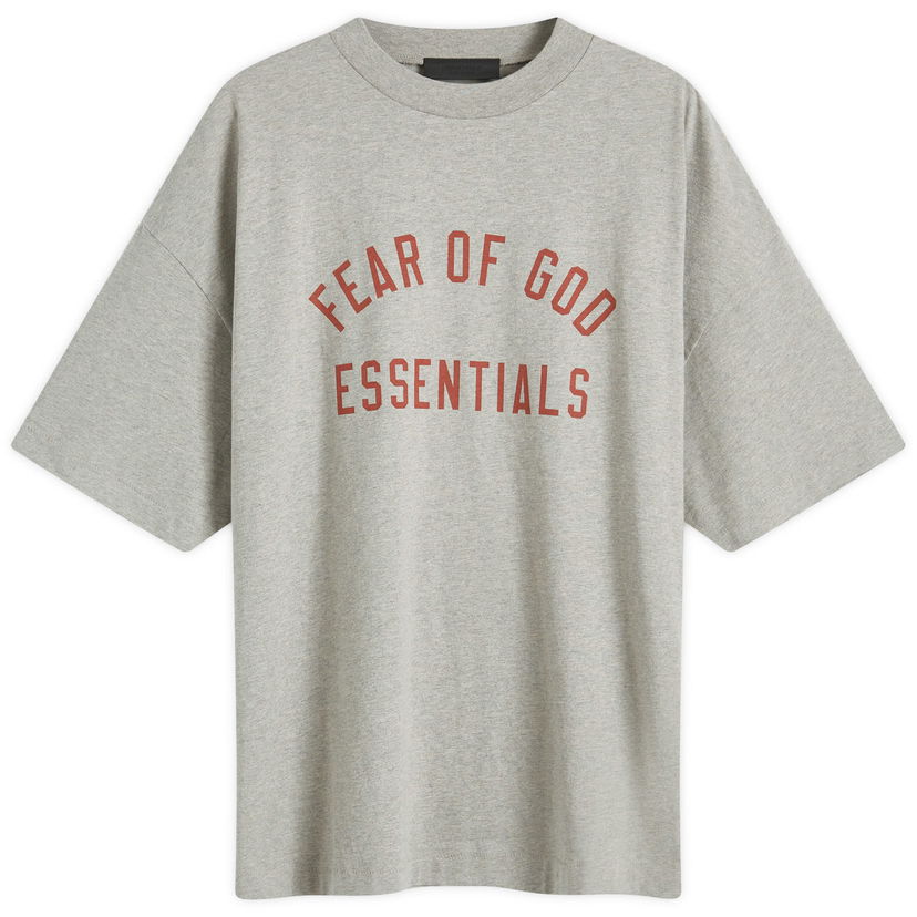 Футболка Fear of God Essentials Jersey Crewneck T-Shirt Сірий | 125BT244191F