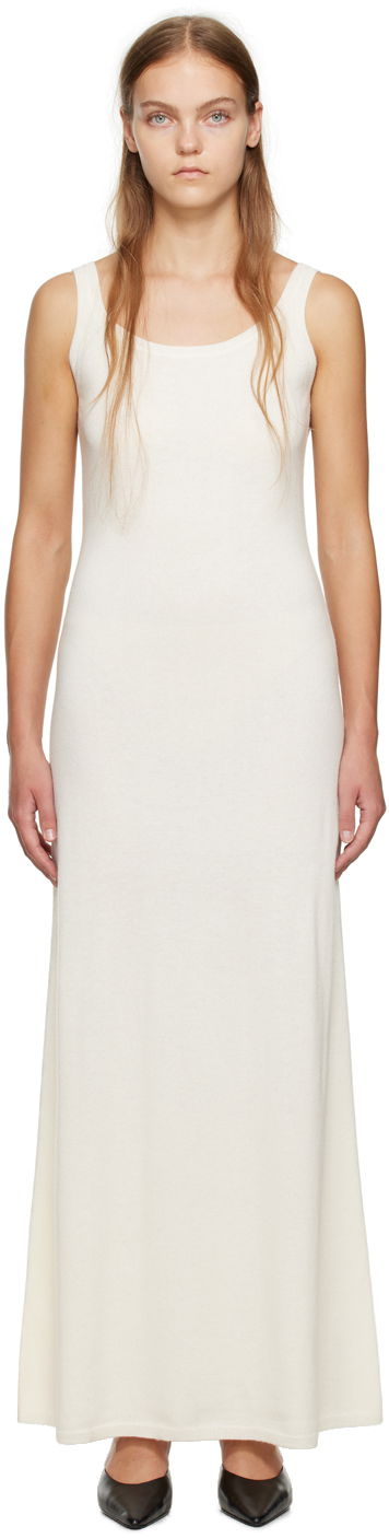 плаття Max Mara Max Mara Scoop Neck Maxi Dress білий | 2313260433600 MM12002