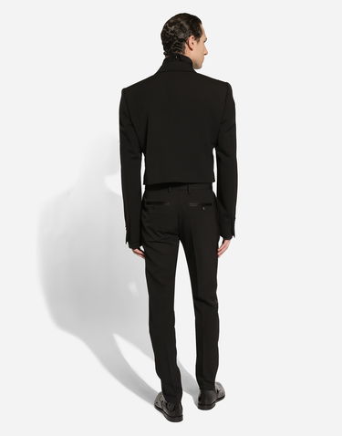 Куртка Dolce & Gabbana Dolce & Gabbana Double-breasted Spencer Jacket чорний | G2UH6TFU21EN0000, 2
