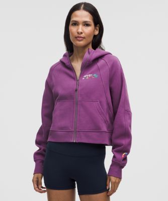 Світшоти lululemon Oversized Cropped Full Zip Hoodie Фіолетовий | prod20000051, 7