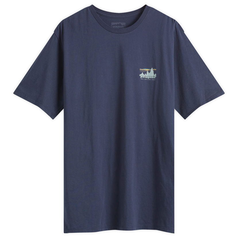 Футболка Patagonia 73 Skyline Organic T-Shirt, Size L темно-синій | 37534-NENA