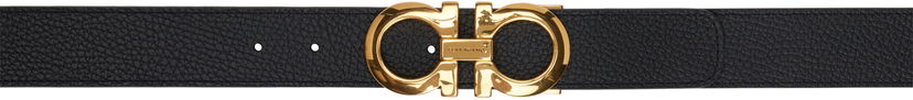 Ремені FERRAGAMO Salvatore Ferragamo Key Focus Reversible Belt чорний | 776309