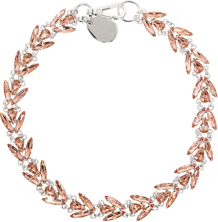 Кольє Simone Rocha Simone Rocha Crystal Floret Necklace Рожевий | NKS77 0903