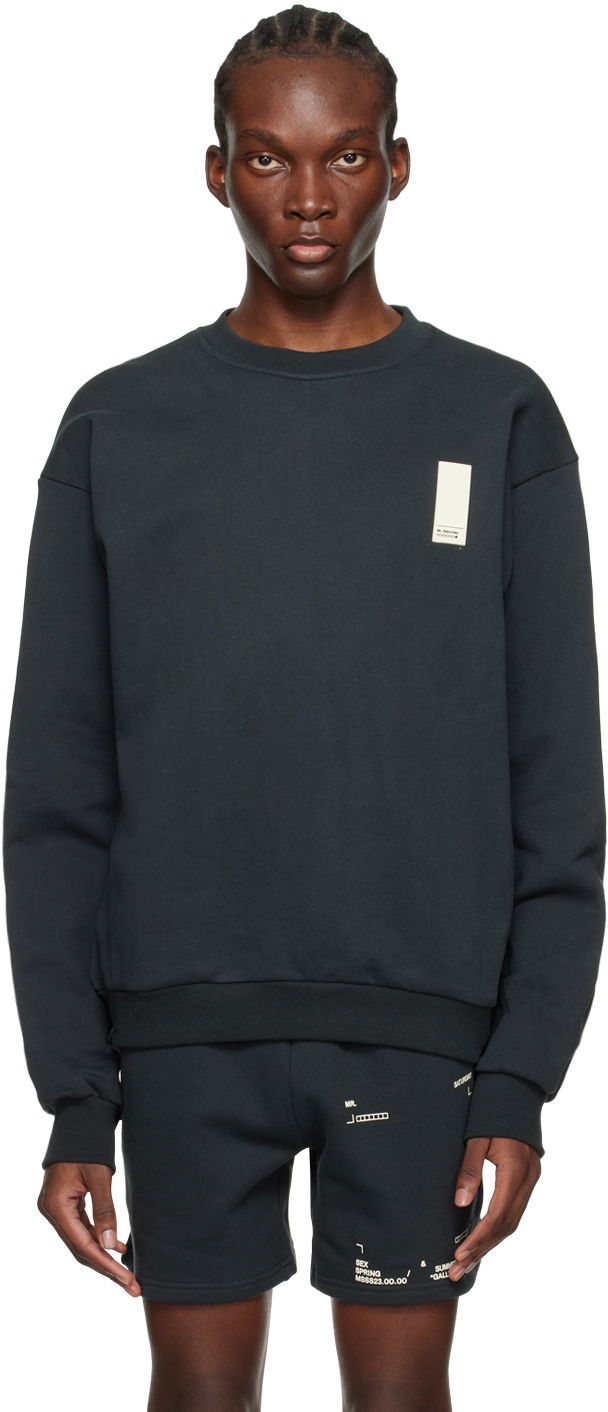 Світшоти Mr. Saturday Patch Sweatshirt чорний | MSSS 23.16.25a