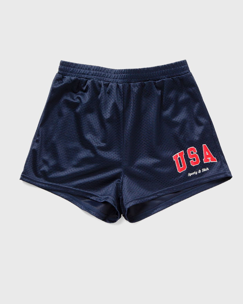 Шорти Sporty & Rich Mesh Disco Short темно-синій | SH028503643BL32