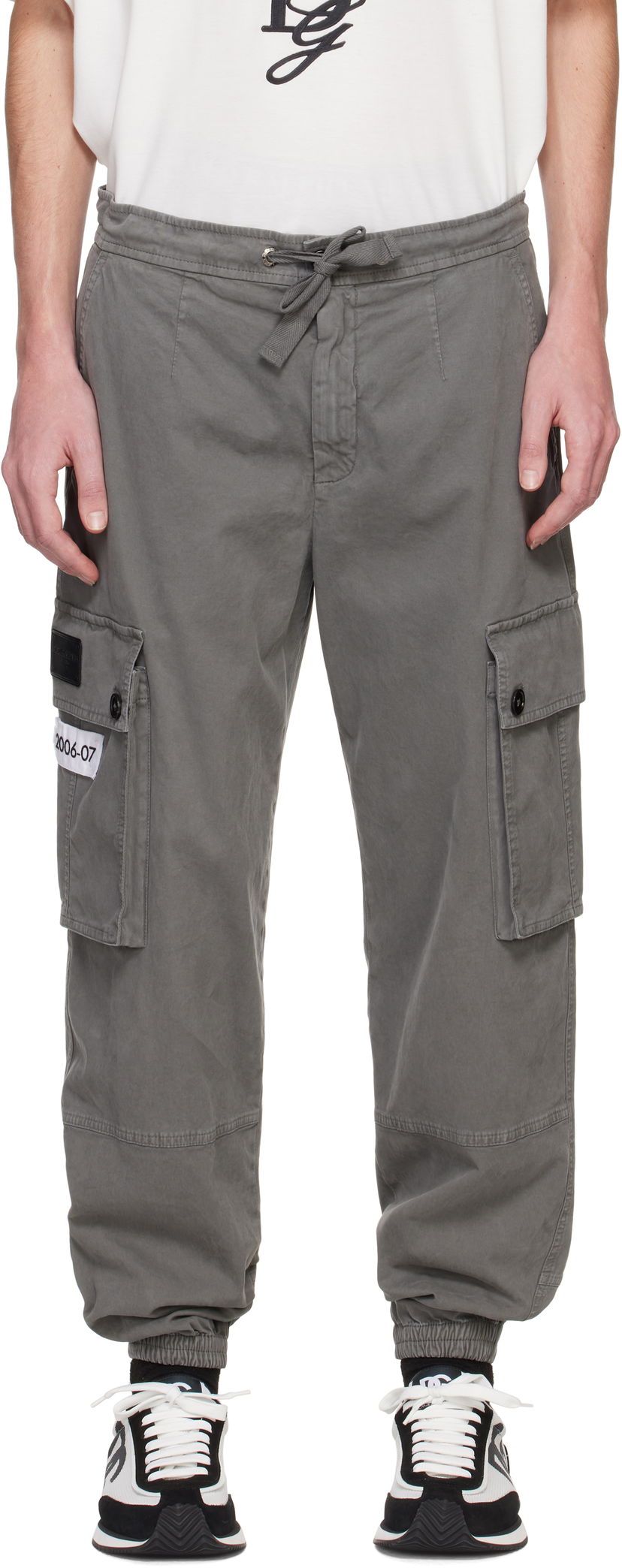 Штани карго Dolce & Gabbana Cargo Pants Сірий | GVCYHTG8LH2