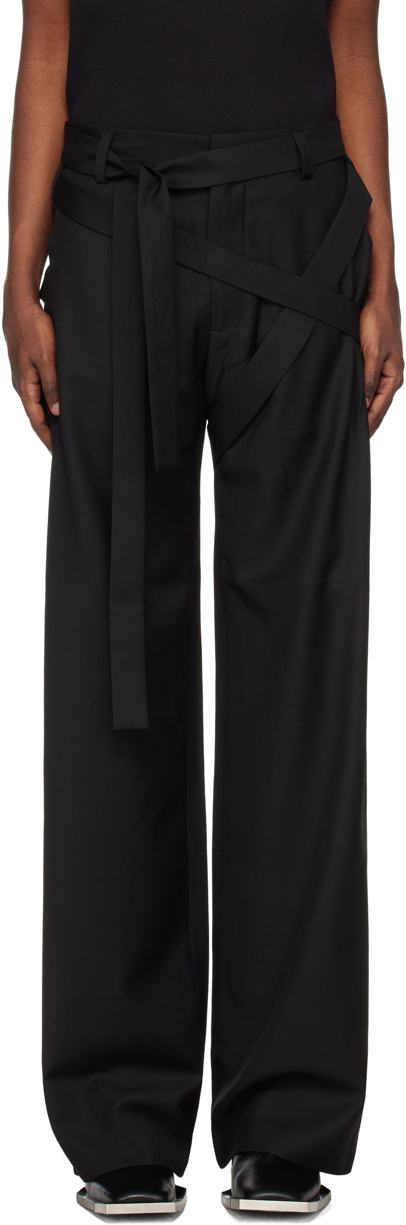 Штани HELIOT EMIL Aegis Tailored Trousers чорний | AW24_M_10_182_BLK01