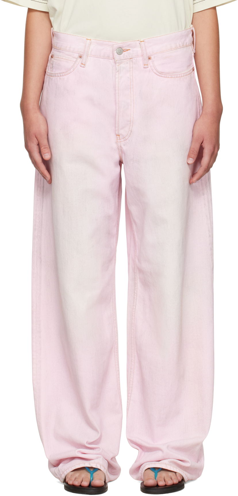 Джинси Acne Studios Acne Studios Loose Fit 1981 Jeans Рожевий | C00085-
