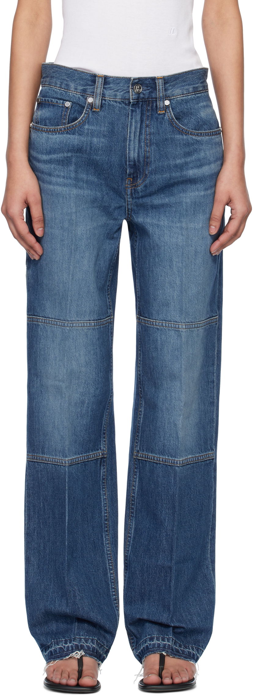Джинси Helmut Lang Helmut Lang Carpenter Jeans Синій | O10DW203