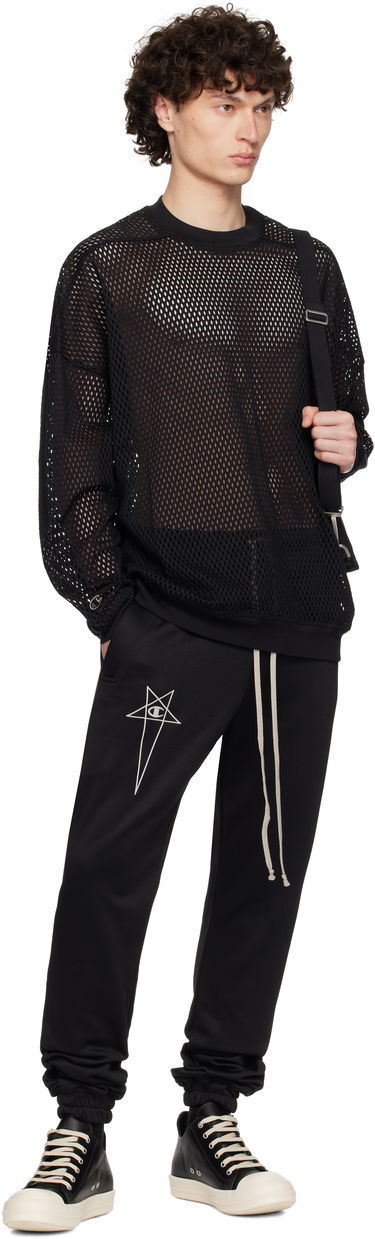 Світшоти Rick Owens Rick Owens Champion Edition Jumbo Mesh Sweatshirt чорний | CM01E1670 CHONET MESH, 3