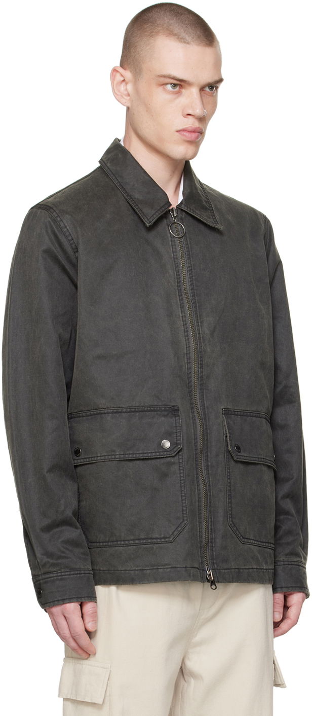 Куртка Samsoe Samsoe Samsøe Samsøe Saluke Zip-Up Jacket Сірий | M24100024, 1