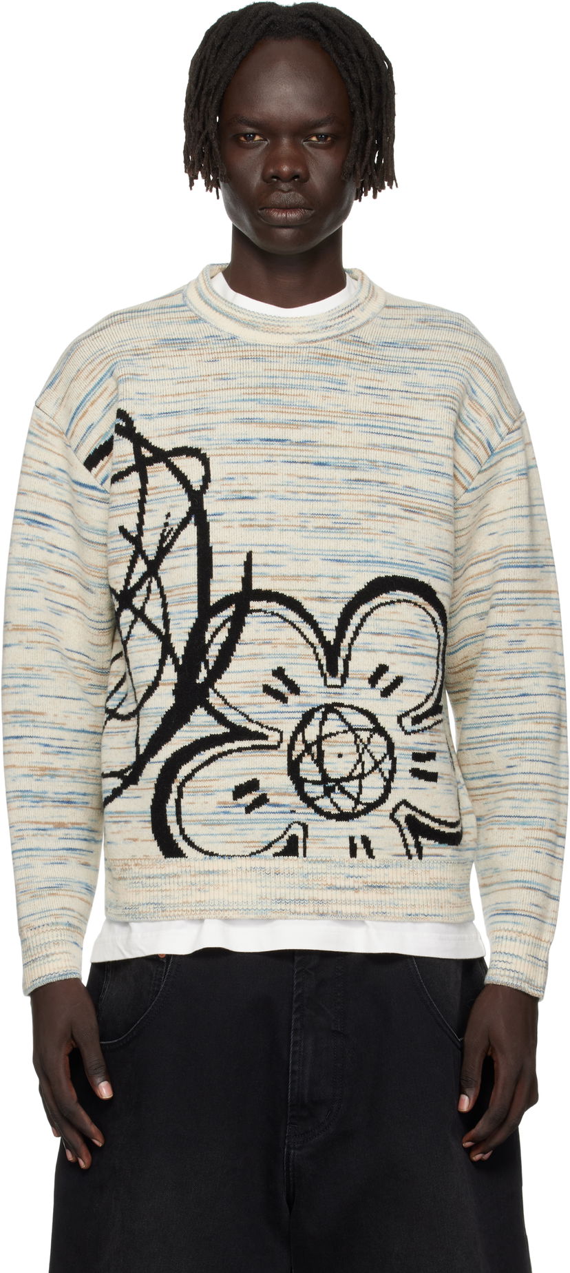 Cветр KENZO Kenzo Paris Futura 2000 Edition Reversible Sweater Різнокольоровий | FF65PU7513CJ