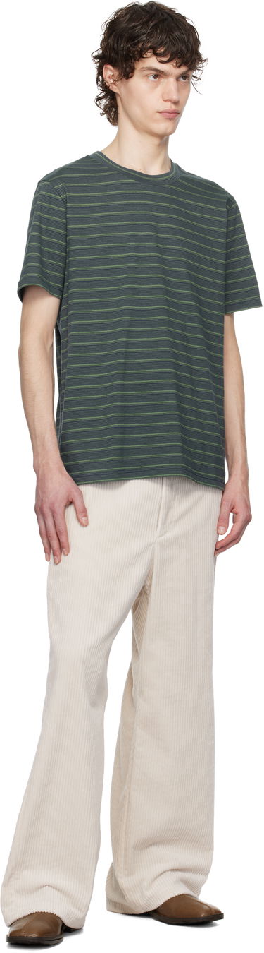 Футболка A.P.C. A.P.C. Aymeric Striped T-Shirt Зелений | COHGX-H26132, 3