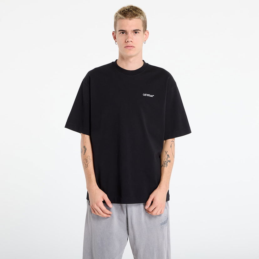 Футболка Off-White Off-White Half Arrow Skate S/S T-Shirt чорний | OMAA120F25JER0131001