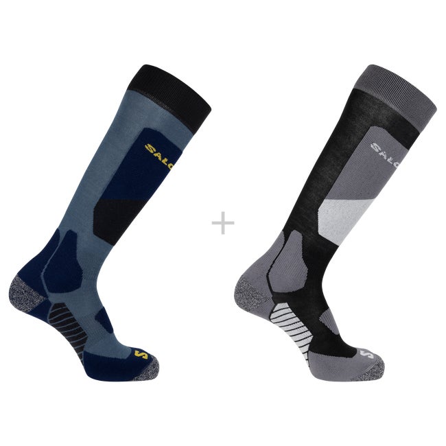 Шкарпетки Salomon 2-Pack Performance Ski Socks Синій | LC2377800
