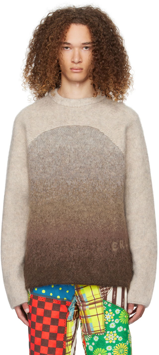 Cветр ERL Gradient Knit Sweater Коричневий | ERL07N201