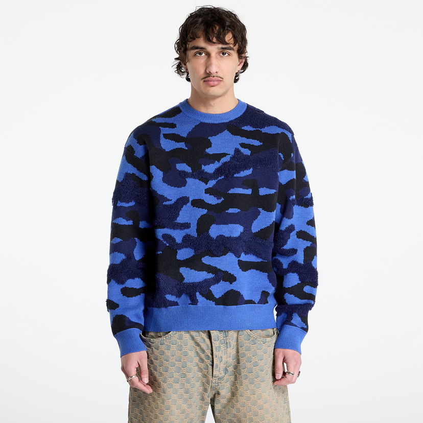 Cветр Dime DIME Camo Chenille Knit Sweater Синій | DIME2SP254MAR