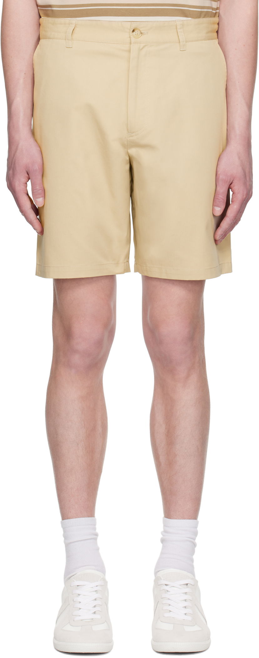 Шорти MAISON KITSUNÉ Maison Kitsuné Casual Shorts бежевий | OM01413WW9031