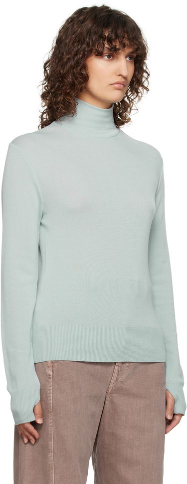 Cветр LEMAIRE Lemaire Seamless Turtleneck Sweater Зелений | TO1280 LK1032, 3