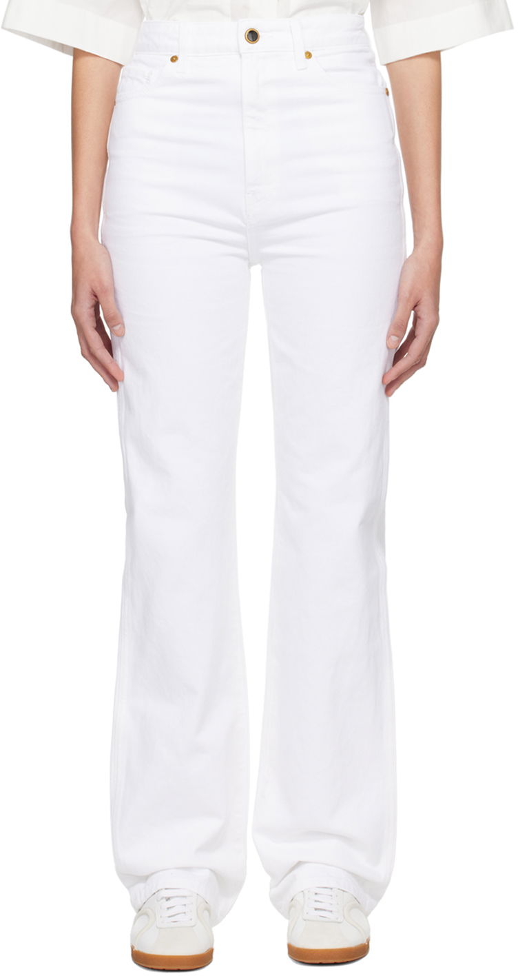 Джинси Khaite The Danielle Jeans білий | 1032913100