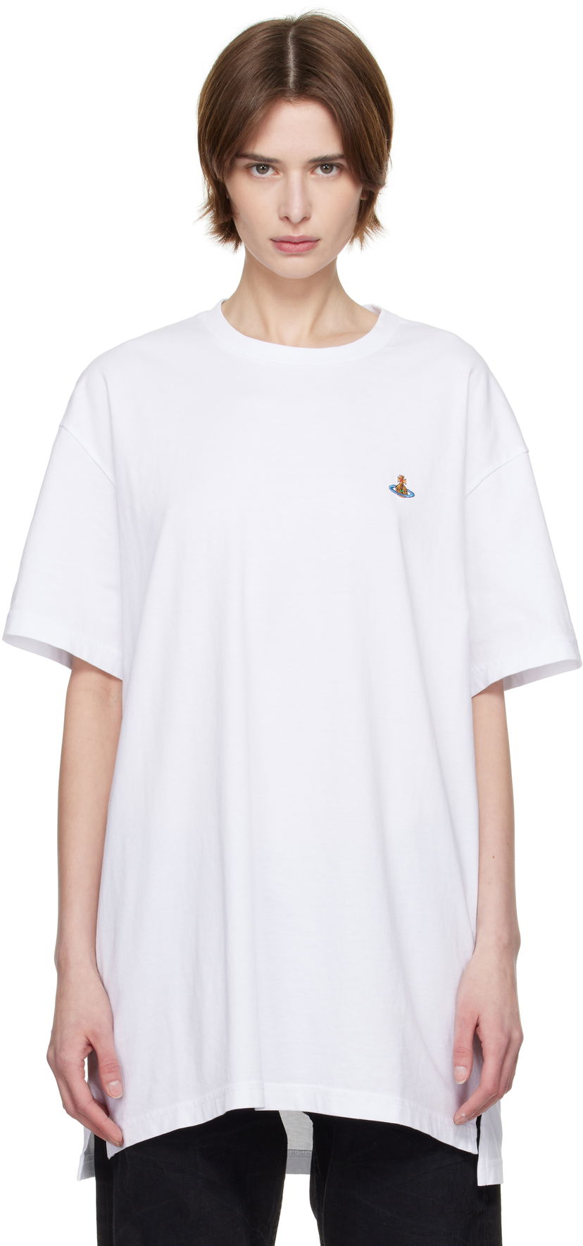 Футболка Vivienne Westwood Vivienne Westwood Oversized T-Shirt білий | 3G010036-J001M-