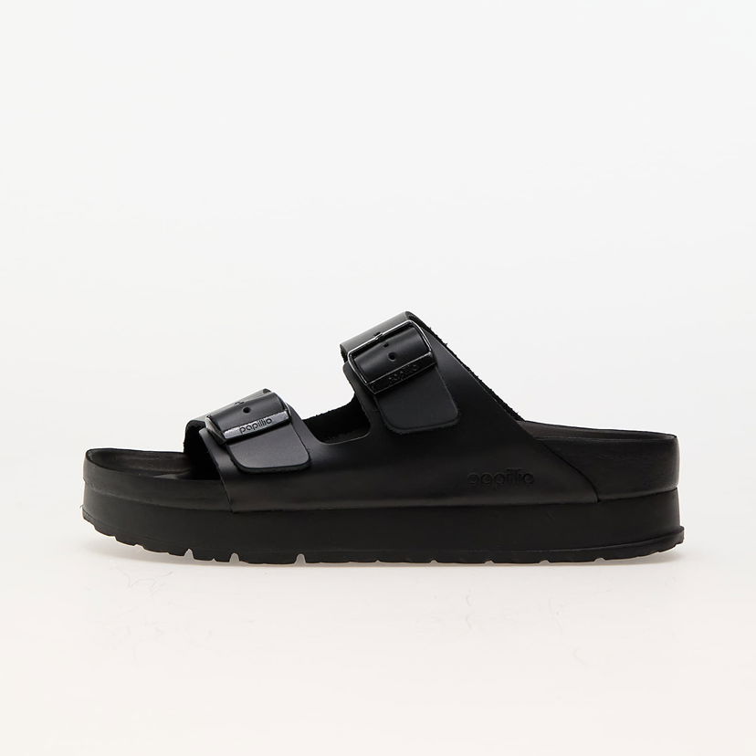 Кросівки та взуття Birkenstock Arizona PAP Flex Platform Natural Leather Black W чорний | 1026918