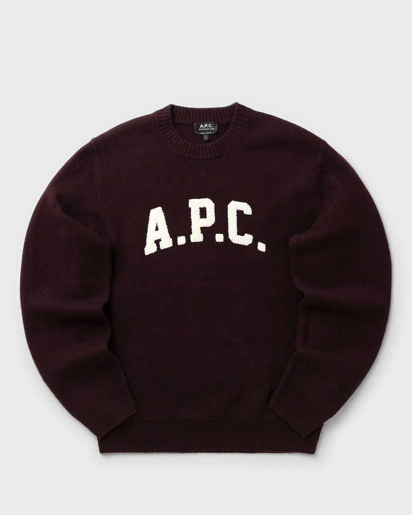 Cветр A.P.C. A.P.C. Jay Pullover Sweater Бордовий | WVBDK-H23458-GAC