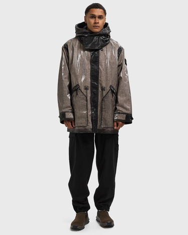 Штани карго Stone Island Fleece Cargo Trousers with Elastic Waist and Zipped Cuffs чорний | K2S153100021S0F24.V0029, 1