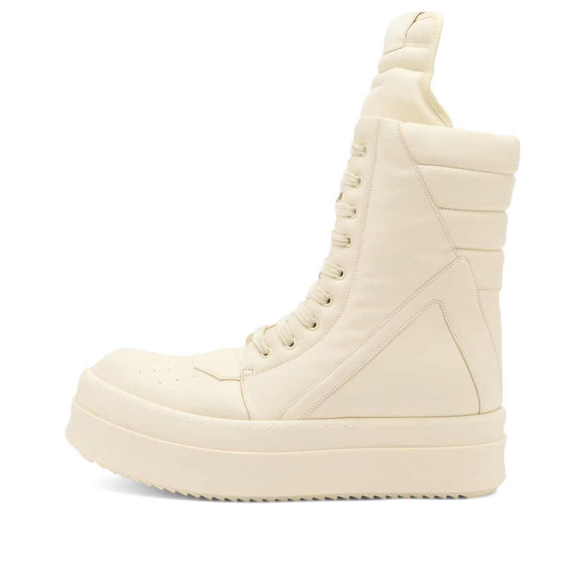 Кросівки та взуття Rick Owens Mega Geobasket Sneakers бежевий | RR02E1855-LCO-1111