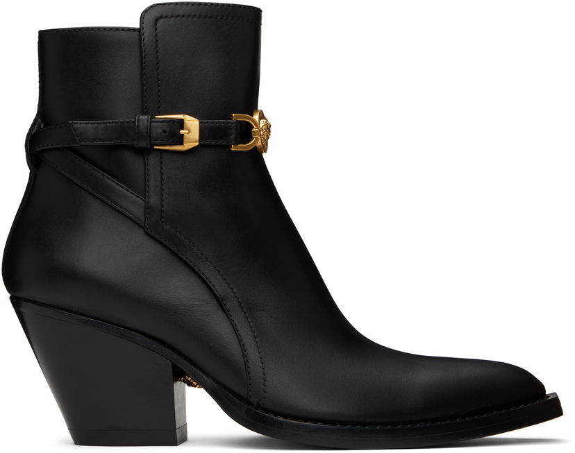 Кросівки та взуття Versace Versace Medusa '95 Ankle Boots чорний | 1015913_1A04174_1B00V