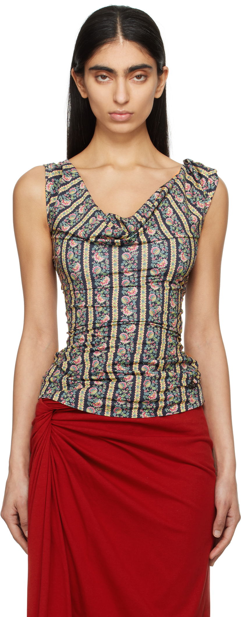 Безрукавка Vivienne Westwood Vivienne Westwood Ginnie Floral Jersey Sleeveless Top чорний | 16030007-J008A-