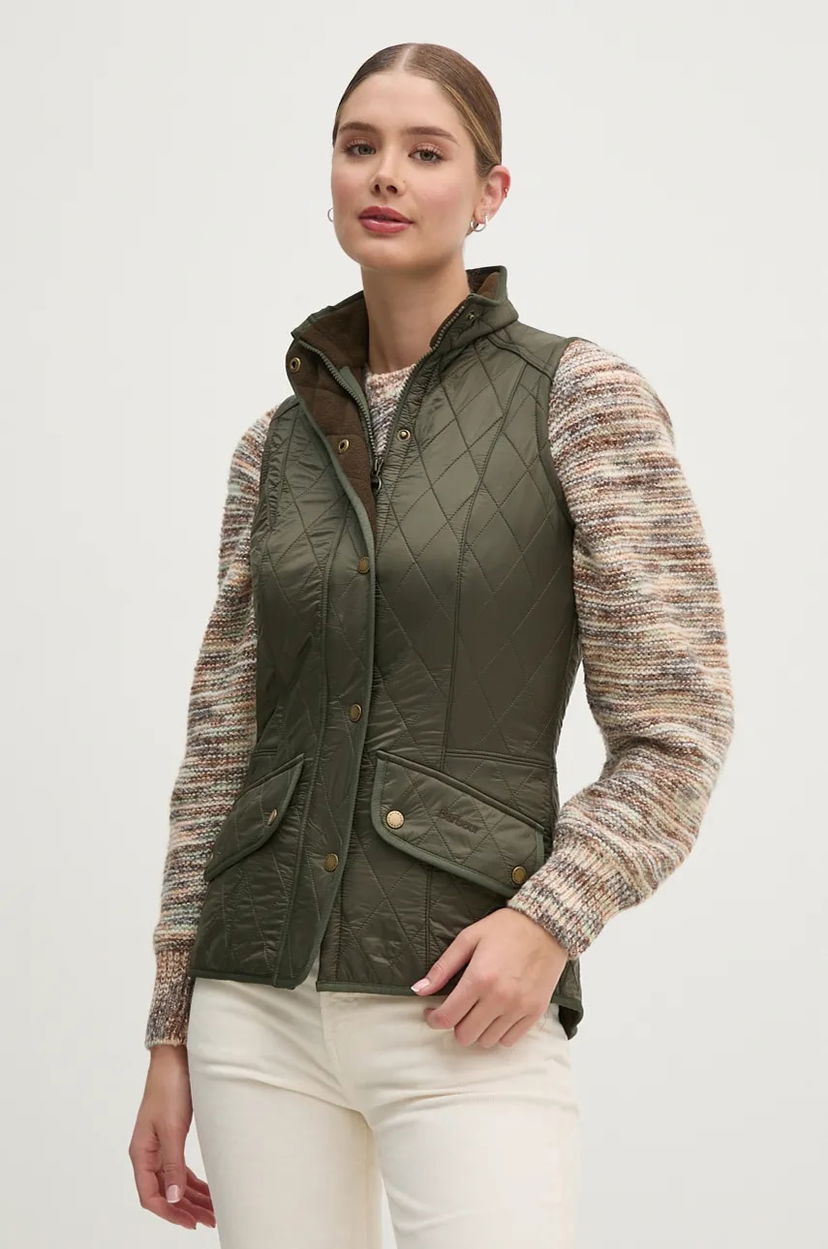 Жилет Barbour Barbour Cavalry Quilted Gilet Зелений | LGI0016