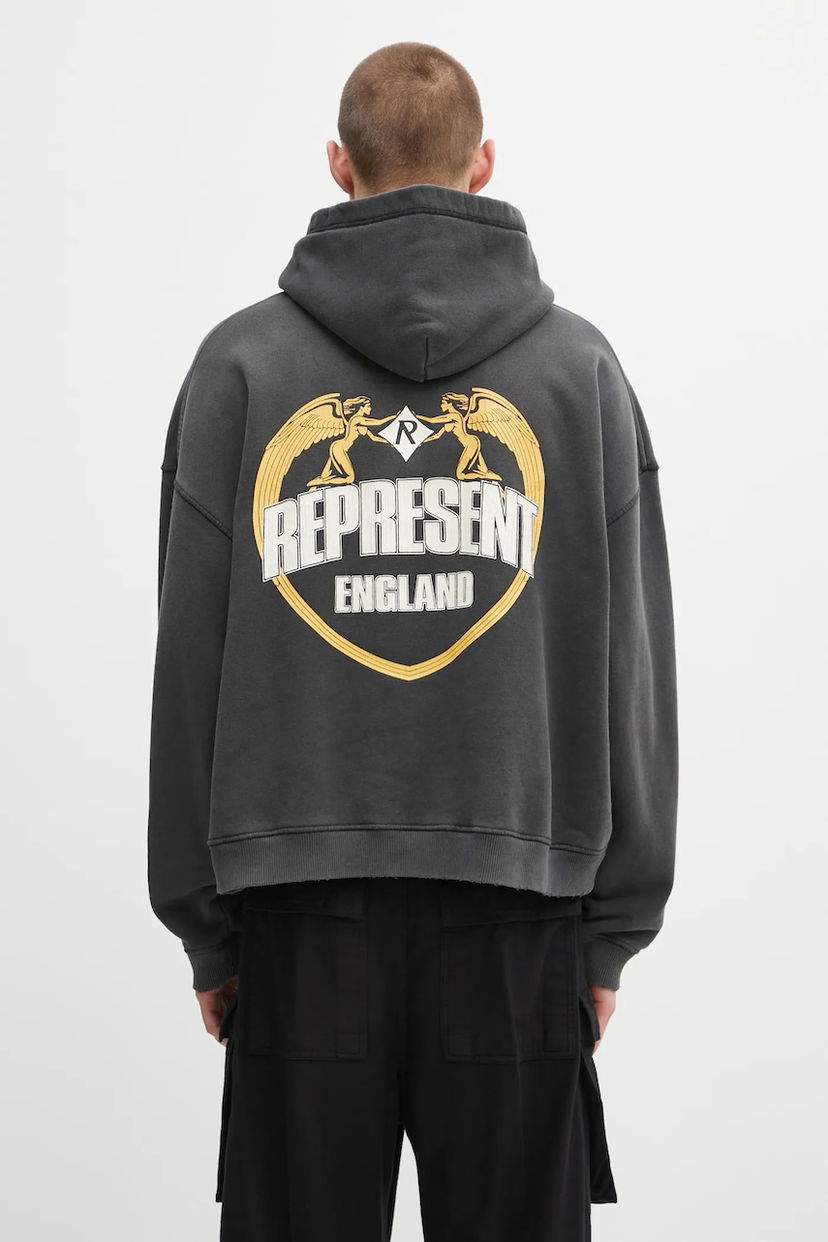 Світшоти Represent Clo Represent Legacy Crest Hoodie Сірий | MLM100368