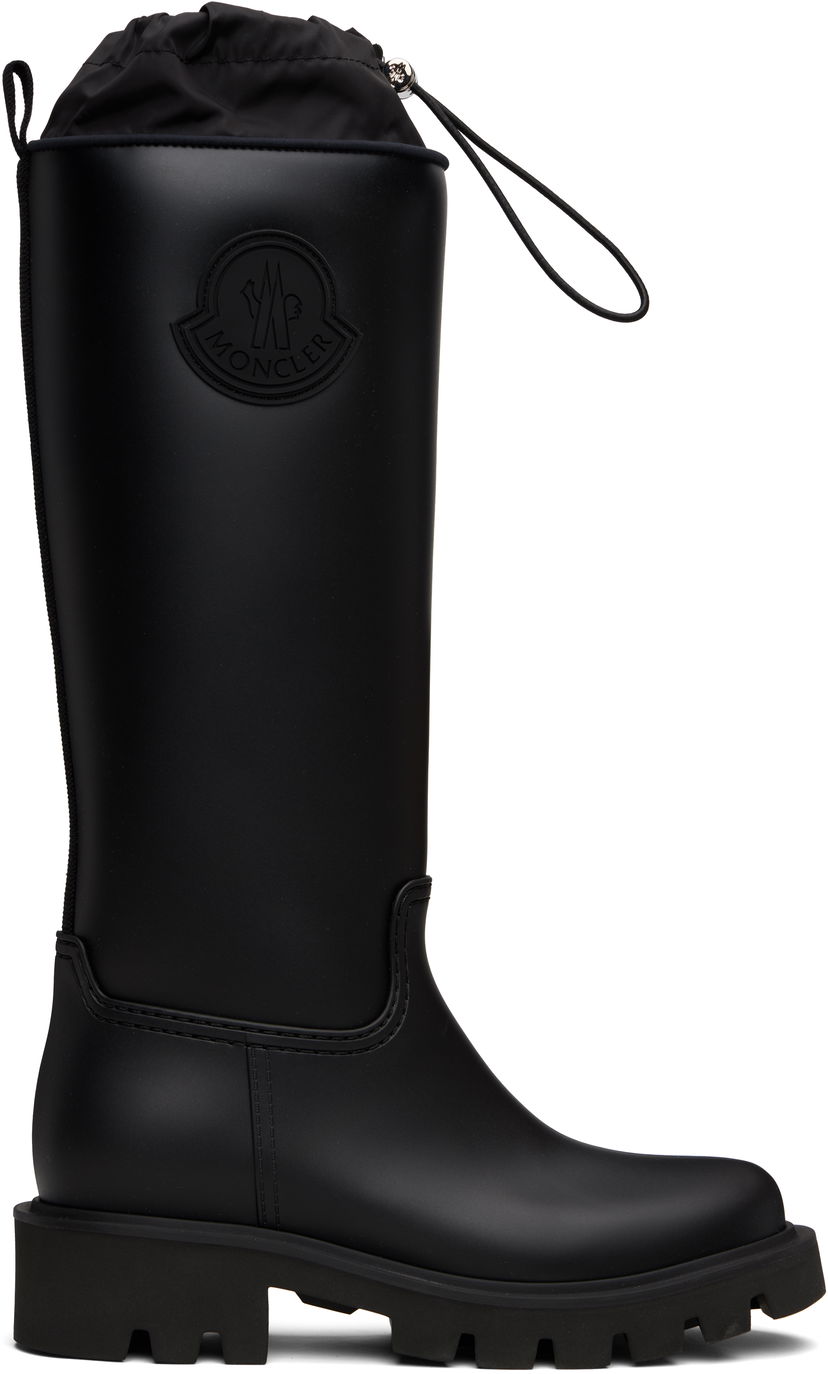 Одяг Moncler Moncler Kickstream High Rain Boots чорний | K209B4G00190M4522