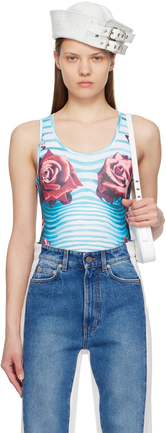 Боді Jean Paul Gaultier Gaultier Flower Print Bodysuit Різнокольоровий | 24/25-F-BD030-J551-503001