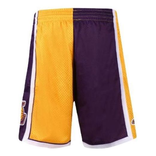 Шорти Mitchell & Ness Mitchell & Ness Los Angeles Lakers Split Swingman Shorts Фіолетовий | SMSH4855-LAL09PPPPRYW