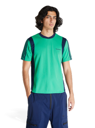 Футболка adidas Originals Wales Bonner x Football Short Sleeve Tee Зелений | IT9782