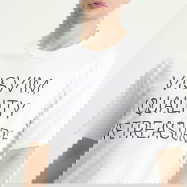 Футболка visvim Jumbo T-Shirt with 'VISVIM QUALITY WE TREASURE' print, Size Large білий | 0125205010016-WHT, 5