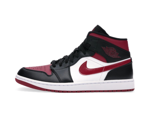 Кросівки та взуття Jordan Air Jordan 1 Mid "Noble Red" чорний | 554724-066