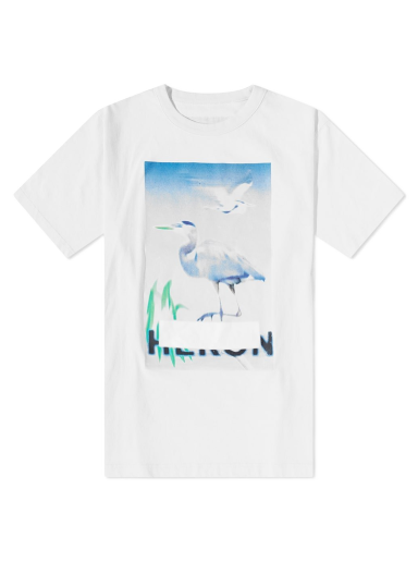 Футболка HERON PRESTON Censored Heron Tee білий | HMAA032S23JER0020140