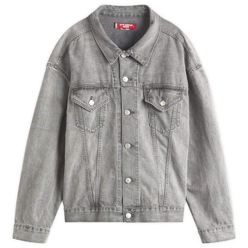 Куртка Junya Watanabe Junya Watanabe MAN x Levis Selvedge Trucker Jacket Сірий | WO-J203-051-1