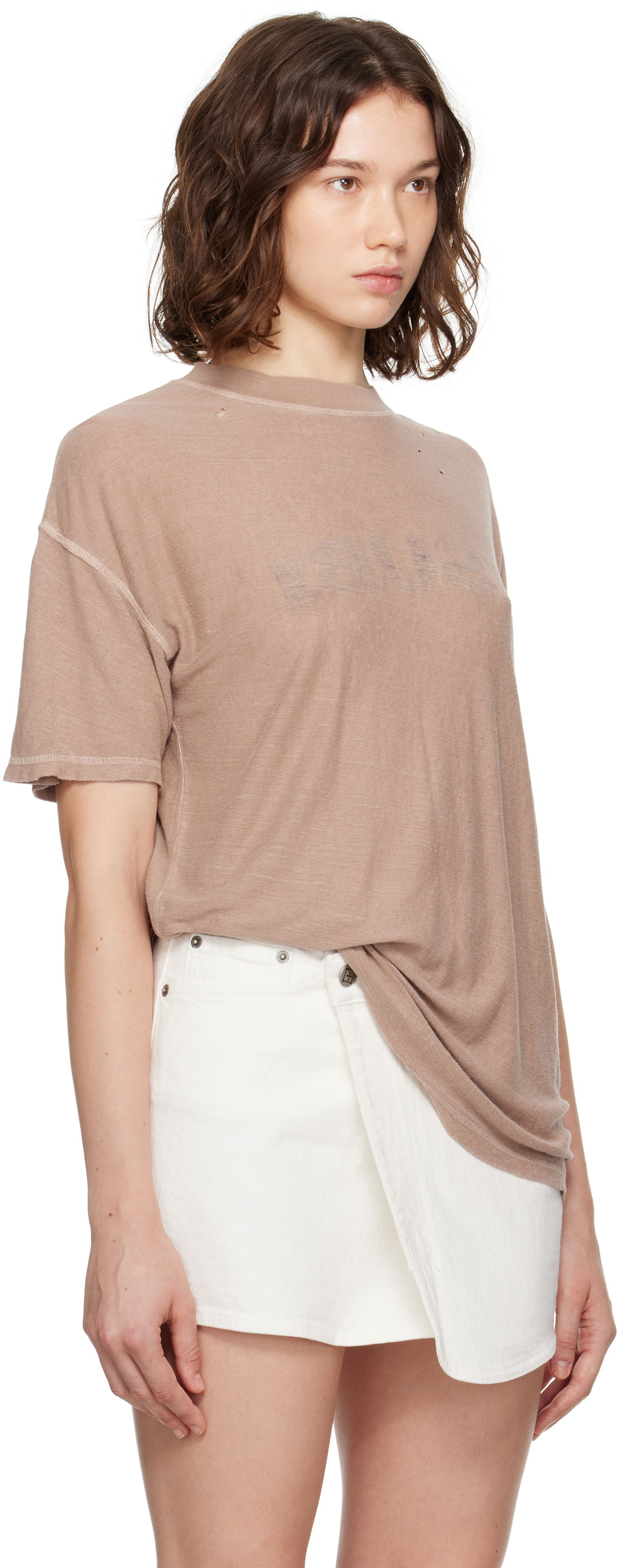 Футболка Ksubi Ksubi Reverse It Oh G S/S T-Shirt Коричневий | WPF25TE022, 1