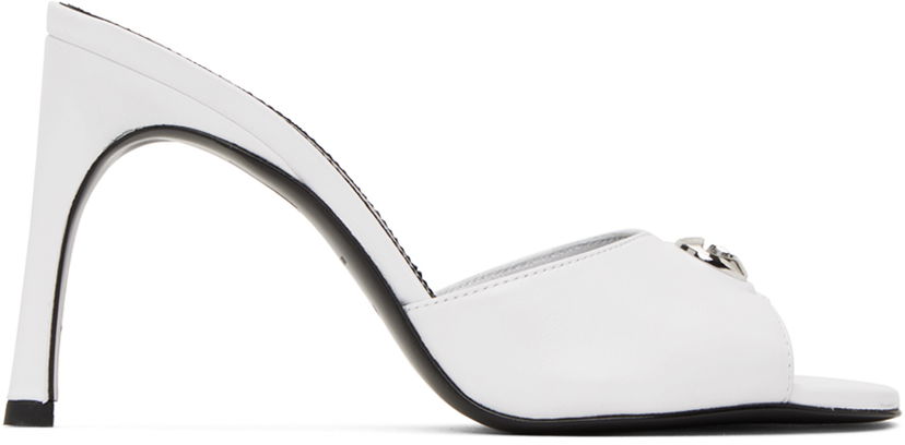 Кросівки та взуття Coperni Logo Slide Heels білий | COPSH29477