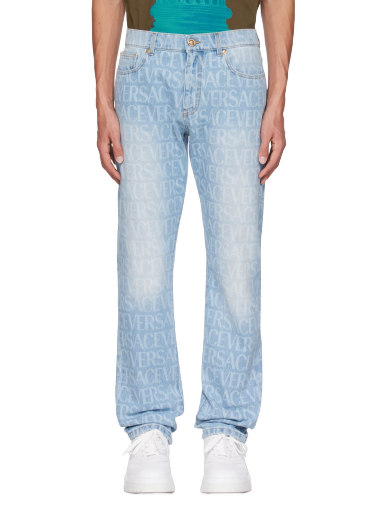 Джинси Versace Allover Синій | 1007837_1A07661